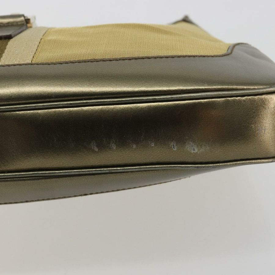 【日本直送】GUCCI GG帆布Jackie Sherry系列手提包 金色 001 3306 正品 192254V-5
