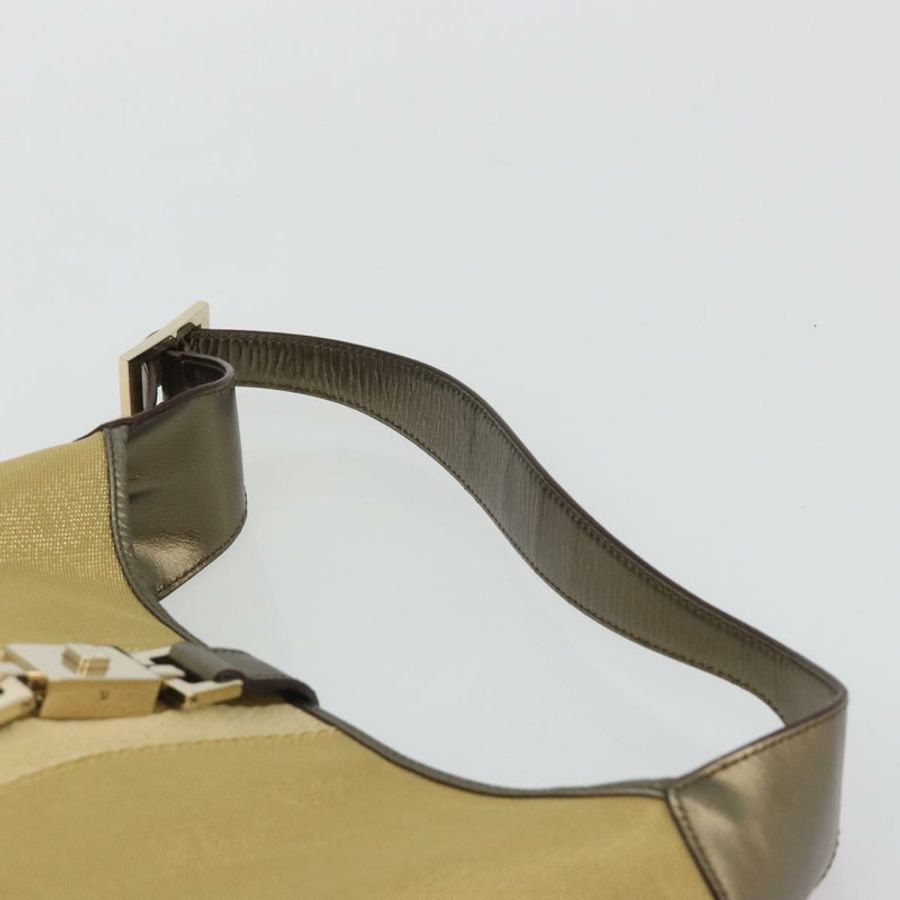 【日本直送】GUCCI GG帆布Jackie Sherry系列手提包 金色 001 3306 正品 192254V-8