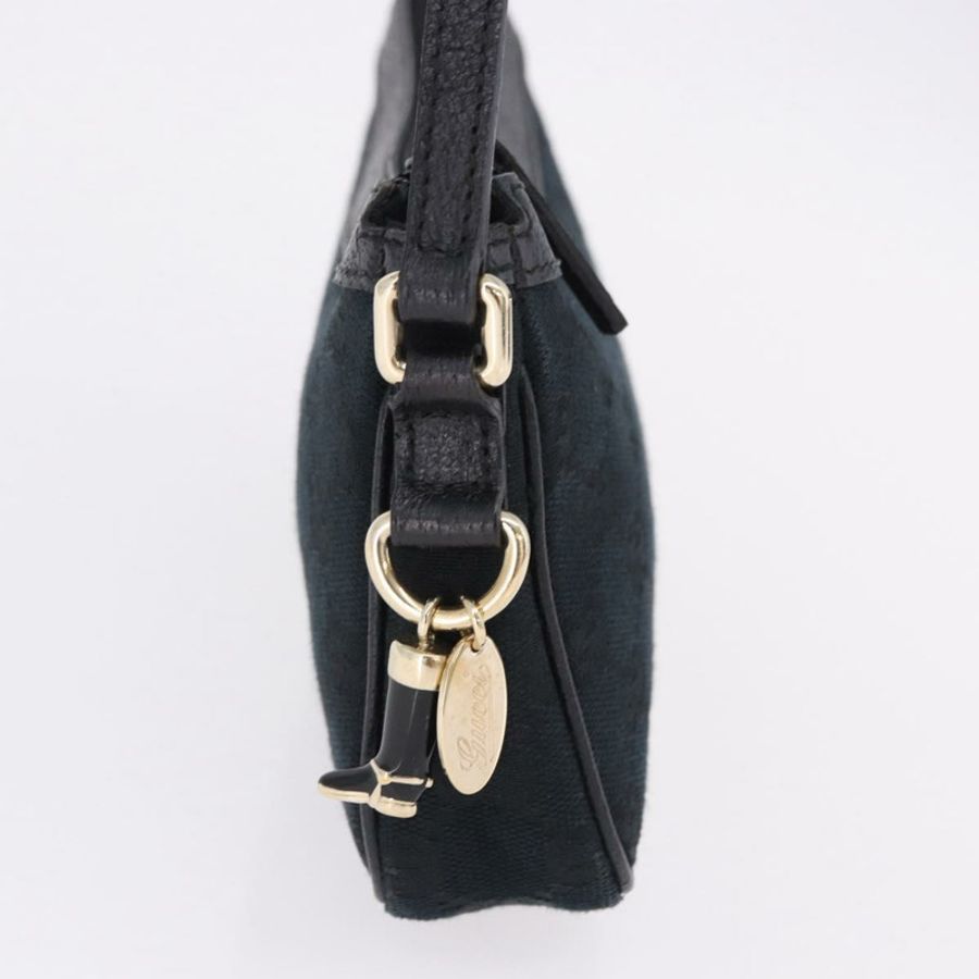 【日本直送】GUCCI GG帆布配件包 黑色 154432 Auth am12031V-3