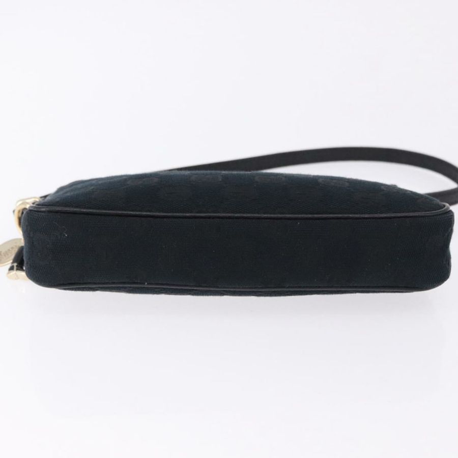 【日本直送】GUCCI GG帆布配件包 黑色 154432 Auth am12031V-4