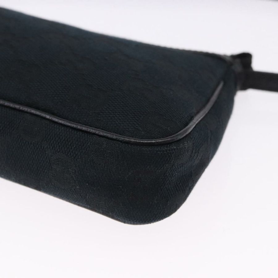 【日本直送】GUCCI GG帆布配件包 黑色 154432 Auth am12031V-13