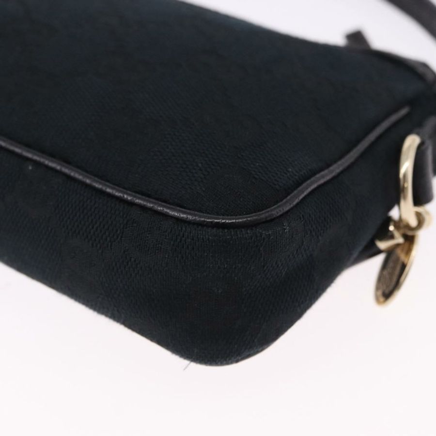 【日本直送】GUCCI GG帆布配件包 黑色 154432 Auth am12031V-15