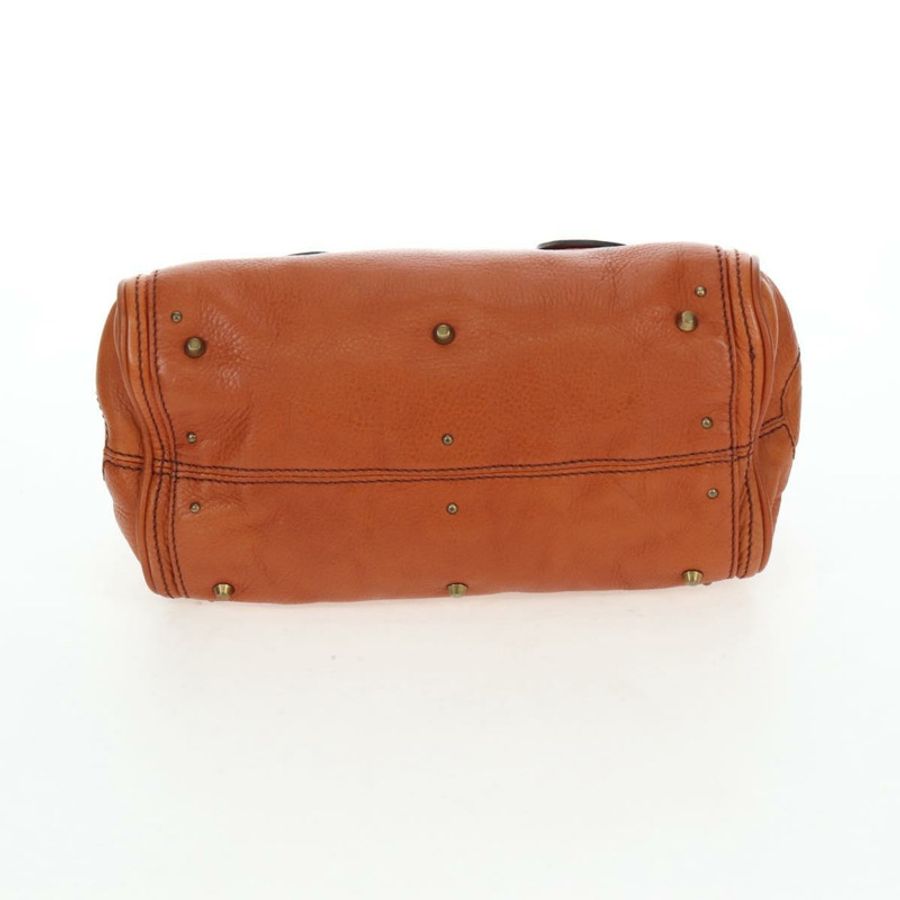 【日本直送】Chloe Paddington 手提包 皮革 棕色 金色色調 正品 ki6714M-4