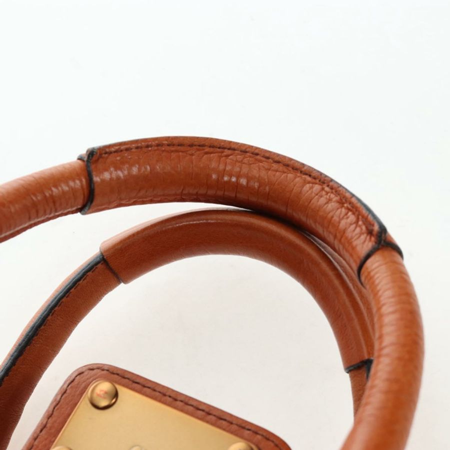 【日本直送】Chloe Paddington 手提包 皮革 棕色 金色色調 正品 ki6714M-7
