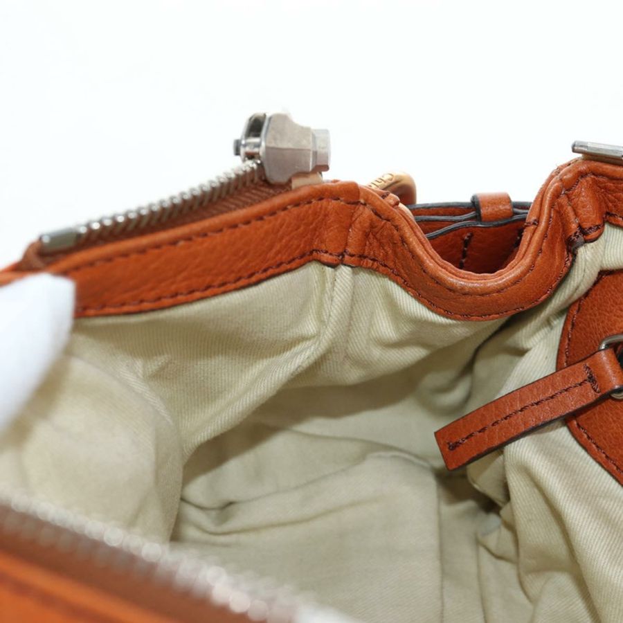 【日本直送】Chloe Paddington 手提包 皮革 棕色 金色色調 正品 ki6714M-21