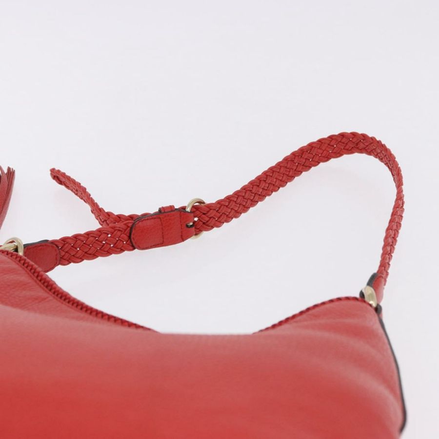 【日本直送】GUCCI Hobo 單肩包 皮革 橘色 金色調 336659 正品 ki6731V-7