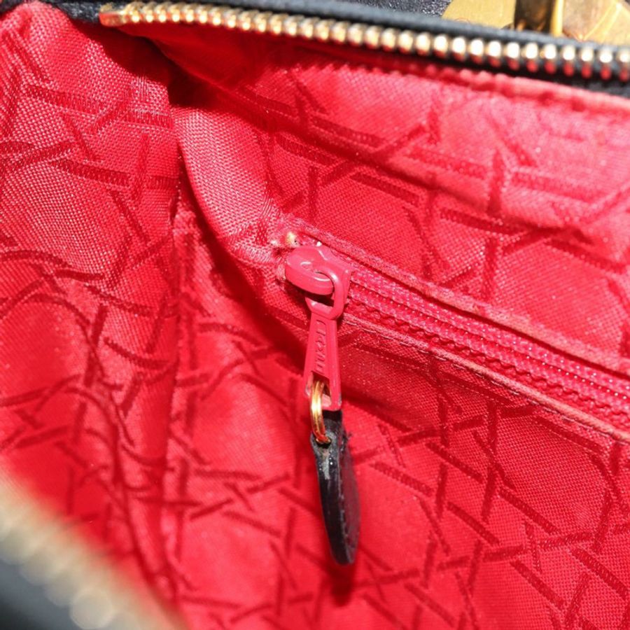 【日本直送】Christian Dior Canage 手袋,羊皮材質,黑色,金色,正品,貨號 193978A-20