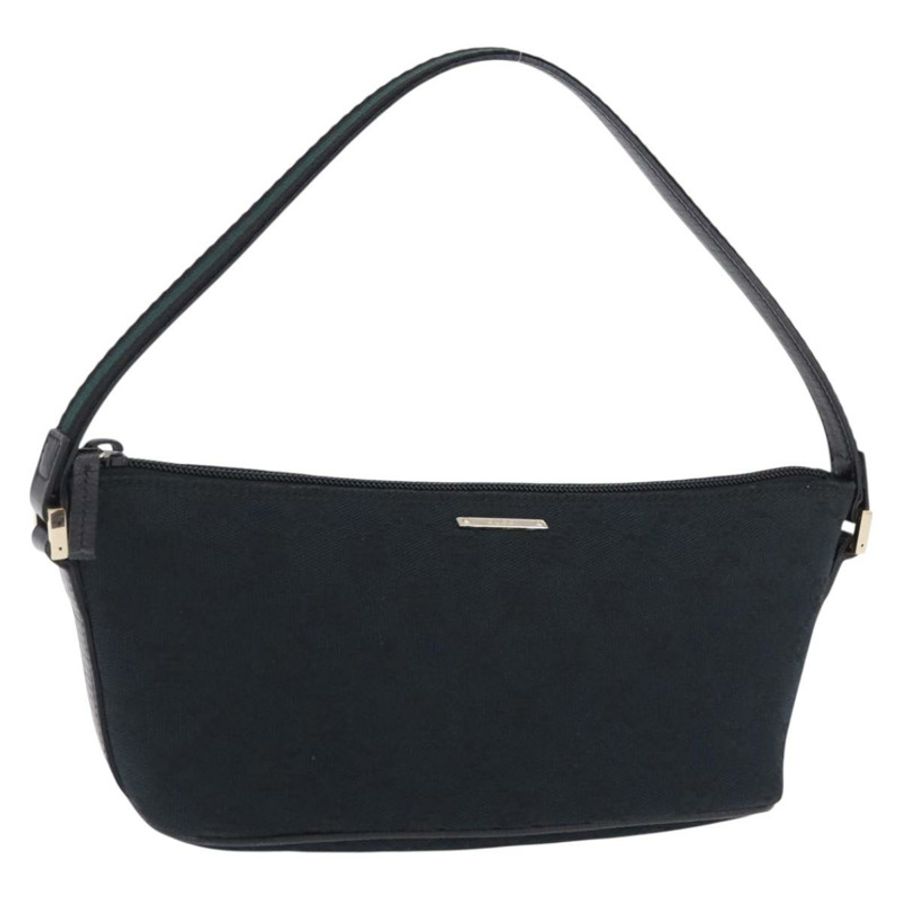 【日本直送】GUCCI GG帆布配件包 黑色金色 141809 正品 yk20649V-0