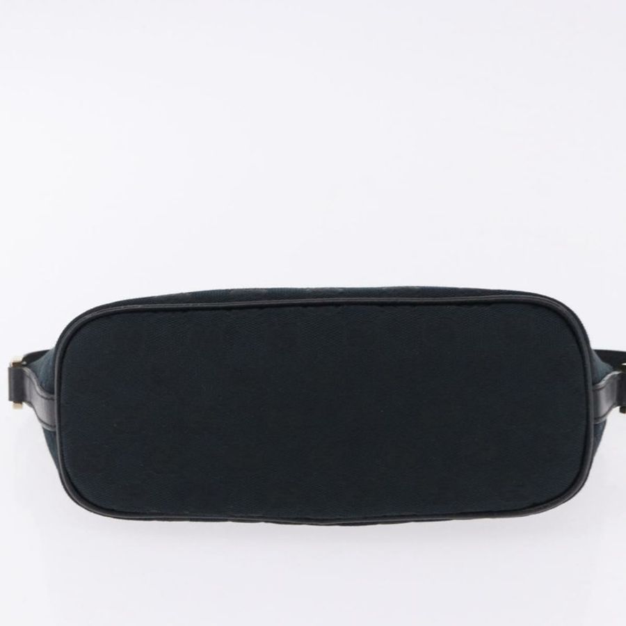 【日本直送】GUCCI GG帆布配件包 黑色金色 141809 正品 yk20649V-4