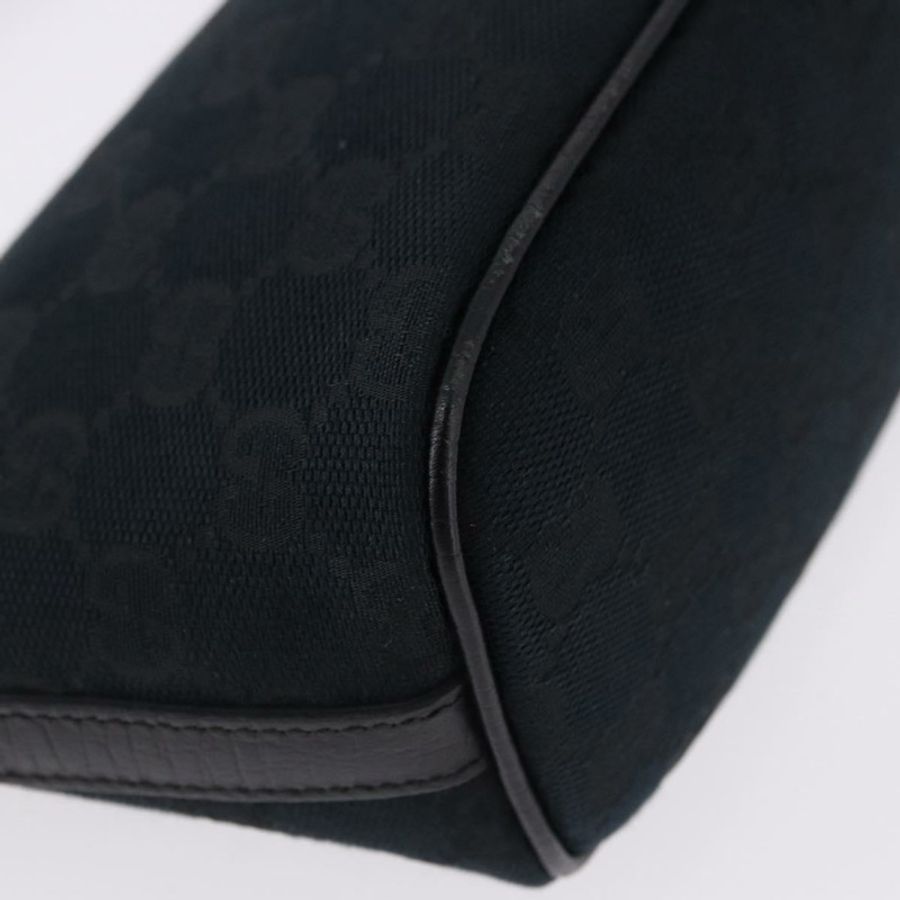 【日本直送】GUCCI GG帆布配件包 黑色金色 141809 正品 yk20649V-8
