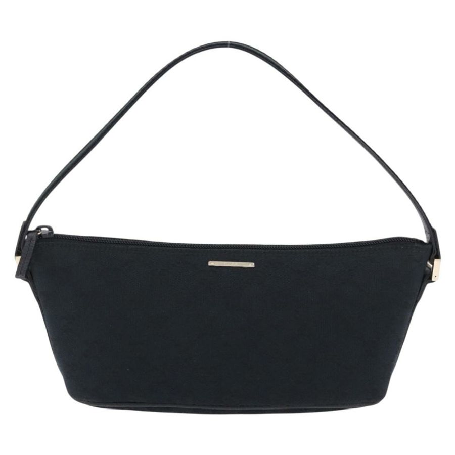 【日本直送】GUCCI GG帆布配件包 黑色金色 141809 正品 yk20649V-12