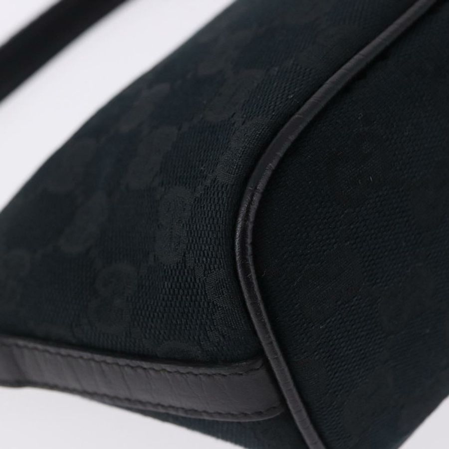 【日本直送】GUCCI GG帆布配件包 黑色金色 141809 正品 yk20649V-14