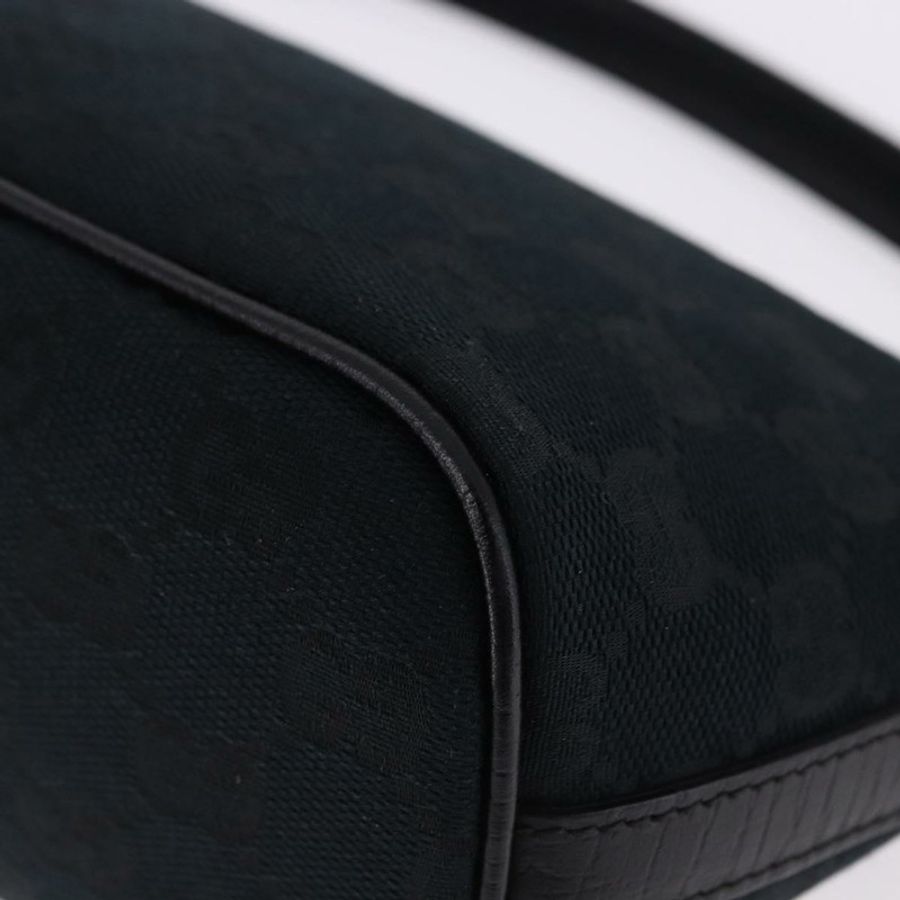 【日本直送】GUCCI GG帆布配件包 黑色金色 141809 正品 yk20649V-15