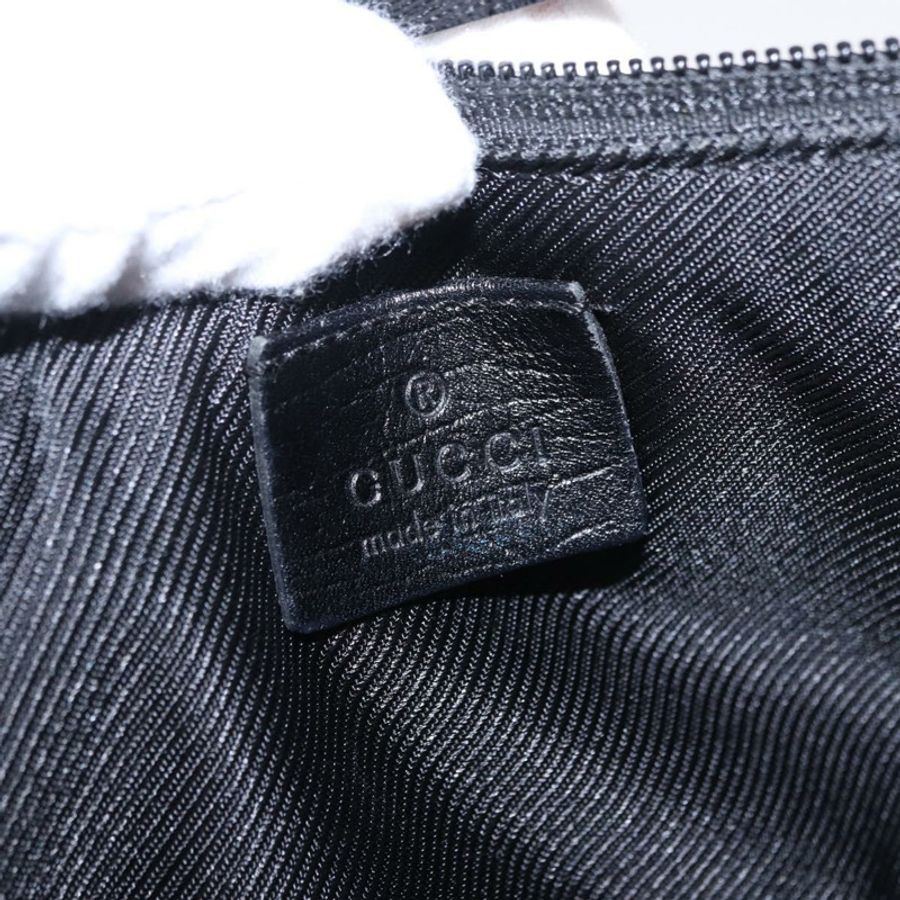 【日本直送】GUCCI GG帆布配件包 黑色金色 141809 正品 yk20649V-17