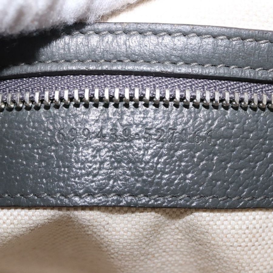 【日本直送】GUCCI GG Supreme 單肩包 PVC 皮革 灰色 銀色 699439 正品 ka5448A-11