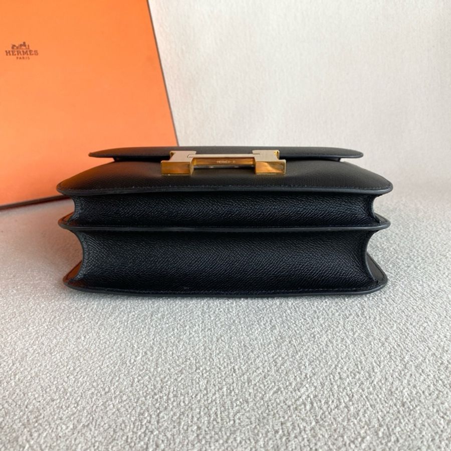 【售出展示💫拍下無效】Hermes/愛馬仕 Constance 康康 24 黑金-4