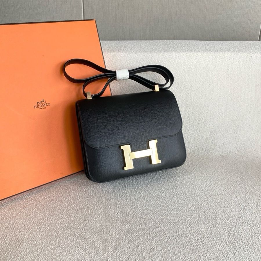 【售出展示💫拍下無效】Hermes/愛馬仕 Constance 康康 24 黑金-5