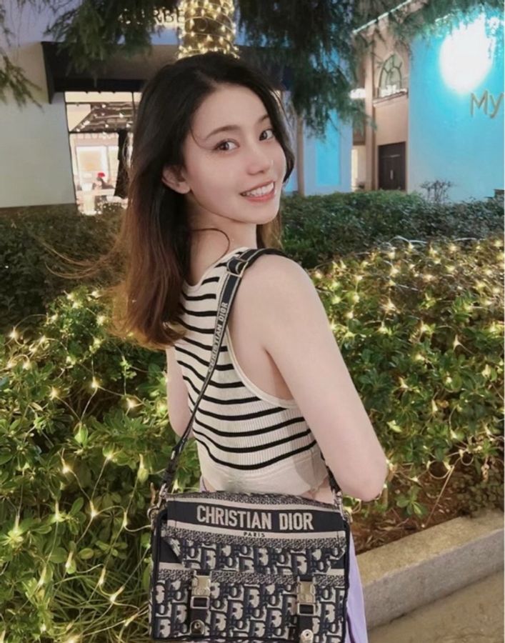 Dior 迪奧 DiorCamp老花郵差包小號 藍色老花刺繡滿印-8