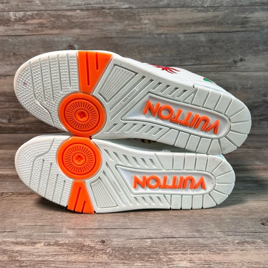 LV路易威登 trainer Yayoi Kusama 聯名款 白色 42.5碼-8