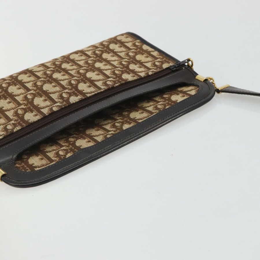 【日本直送】Christian Dior Trotter帆布肩背包 米色 金色 正品 ep15620A-5