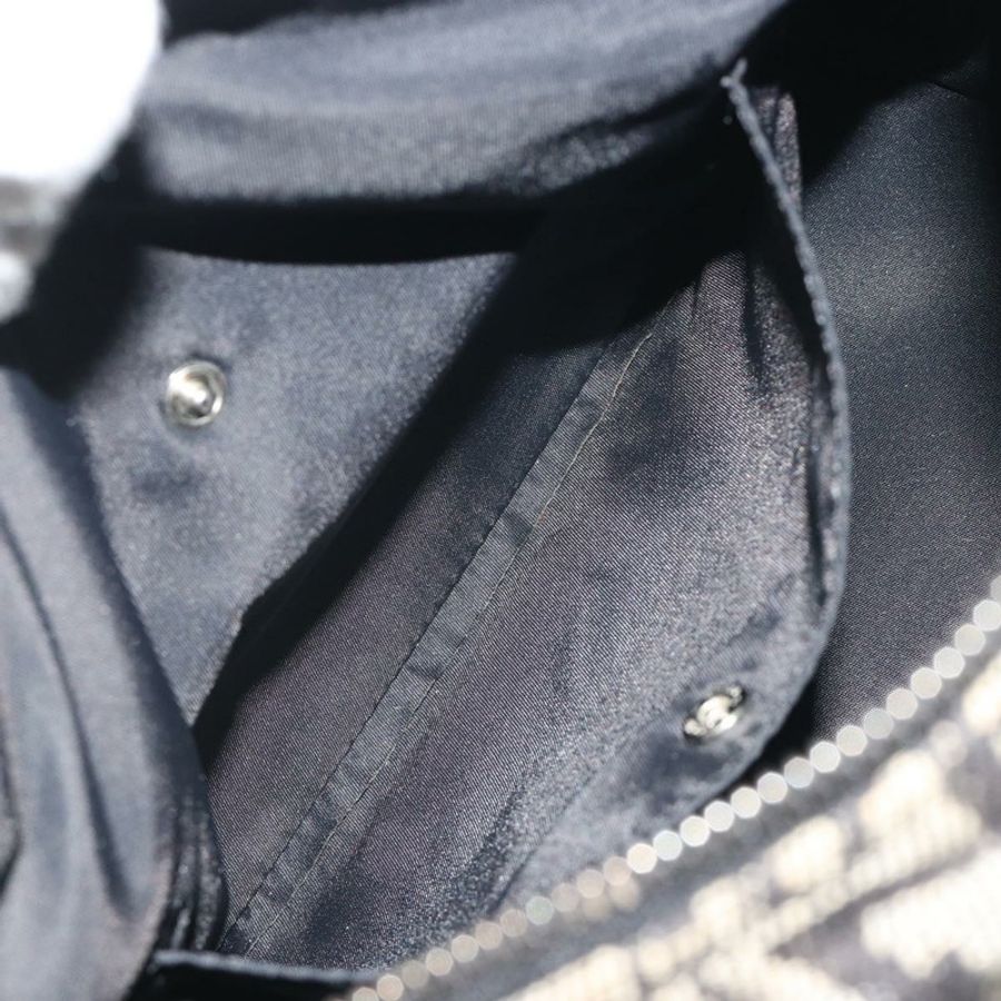 【日本直送】Christian Dior Trotter帆布手提包,海軍藍銀色,正品 am12033A-22
