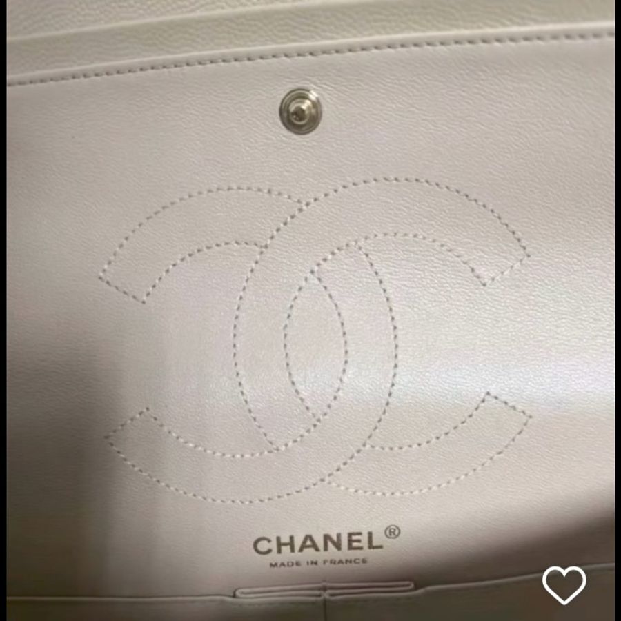 【稀有絕版】Chanel 2.55 Reissue 25cm 奶茶金魚子醬荔枝牛皮.23開限量色(附完整包裝/內膽包/支持安心購)-17