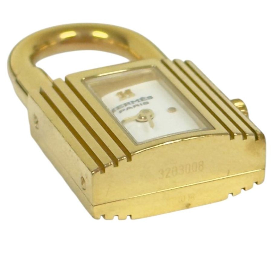 HERMES Kelly 鎖頭 手錶 框R刻-9