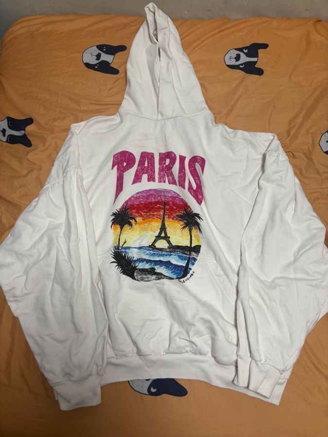 Balenciaga 白色男女同款衛衣-0