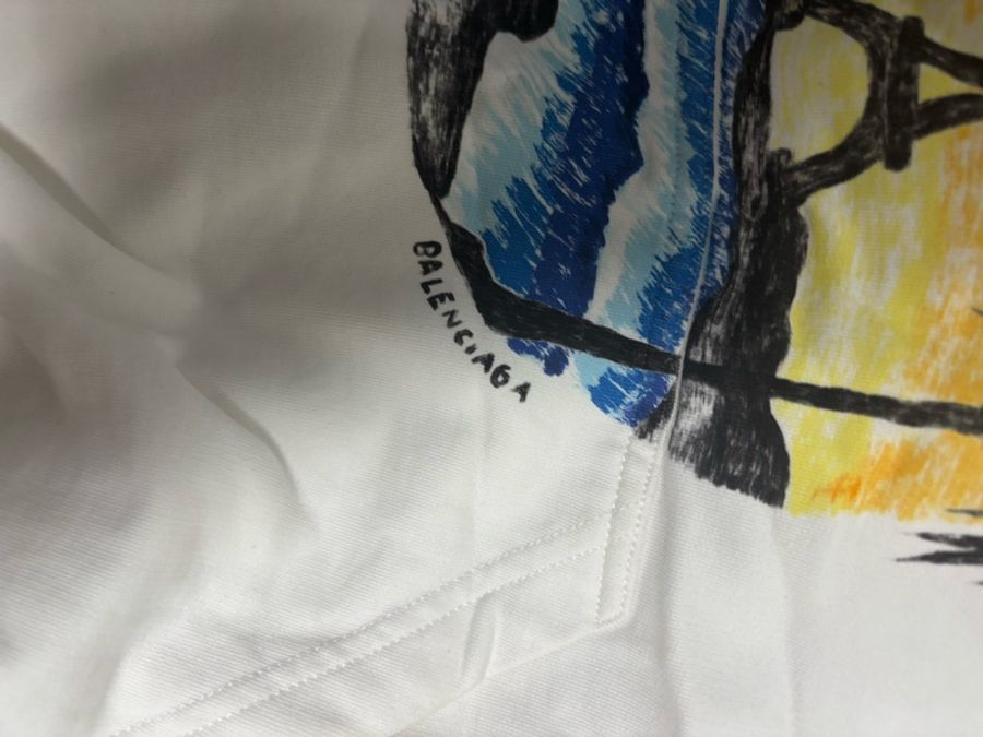 Balenciaga 白色男女同款衛衣-4