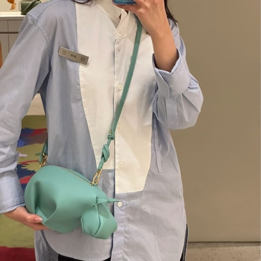 #全網唯一 #河馬 Loewe動物款式的包包造型-1