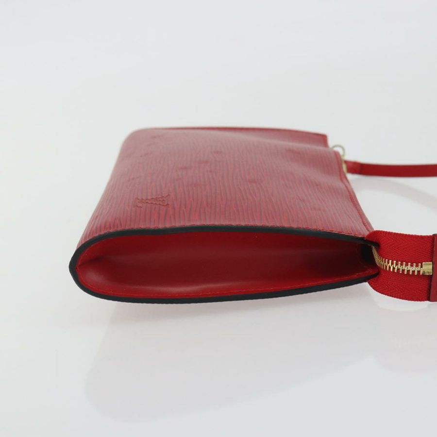 【日本直送】路易威登 Epi Pochette Accessoires 手拿包 紅色 M52947 LV Auth am12093V-2