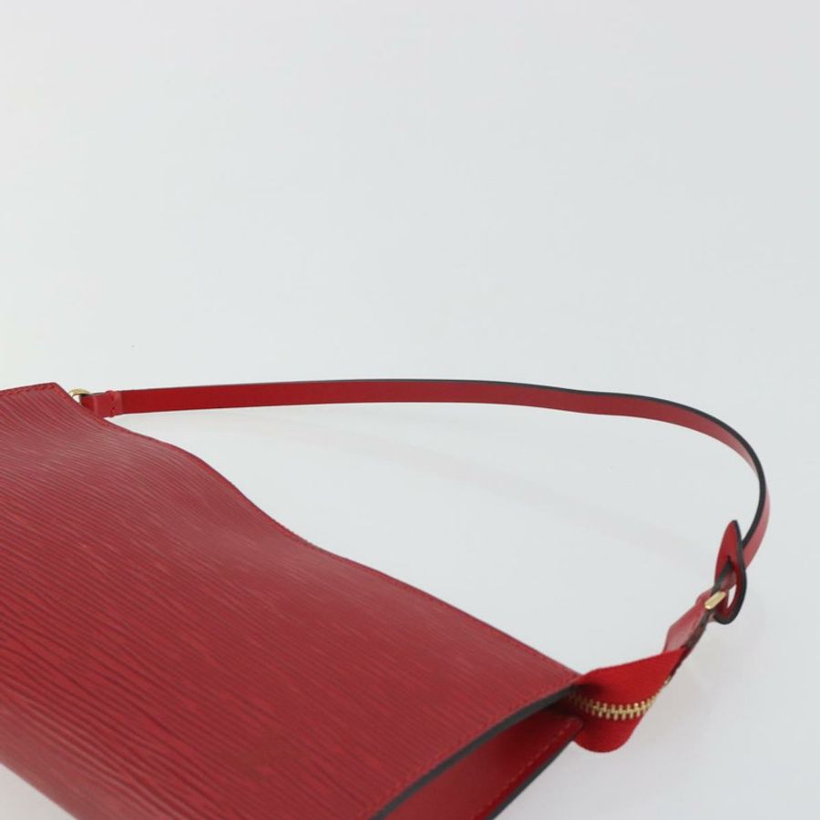 【日本直送】路易威登 Epi Pochette Accessoires 手拿包 紅色 M52947 LV Auth am12093V-7