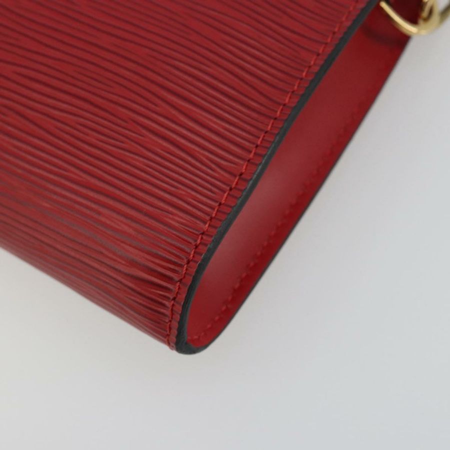【日本直送】路易威登 Epi Pochette Accessoires 手拿包 紅色 M52947 LV Auth am12093V-15