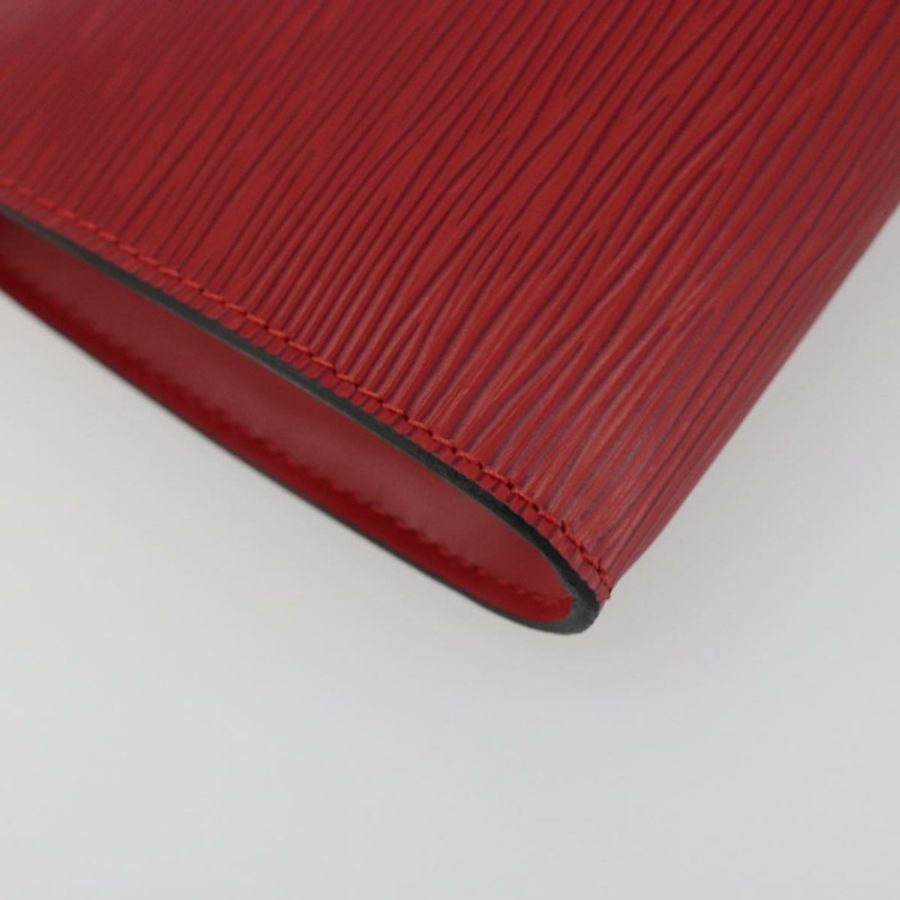 【日本直送】路易威登 Epi Pochette Accessoires 手拿包 紅色 M52947 LV Auth am12093V-16