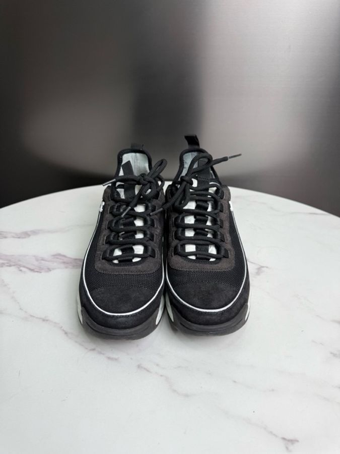 CHANEL香奈兒 低幫 生活休閒鞋黑白熊貓氣墊款 女款 黑色39.5碼-5