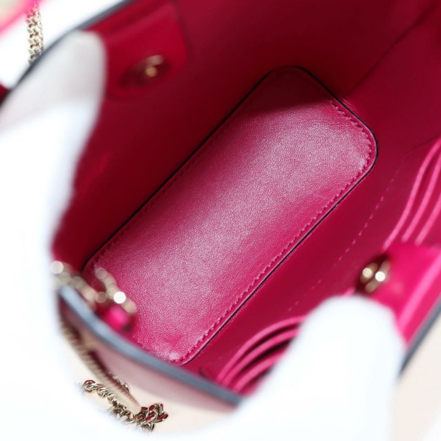 【日本直送】VALENTINO 手提包 皮革 兩用 粉紅色 金色色調 正品 ki6698V-10