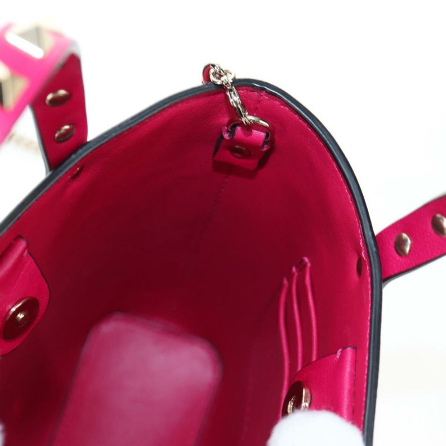 【日本直送】VALENTINO 手提包 皮革 兩用 粉紅色 金色色調 正品 ki6698V-19