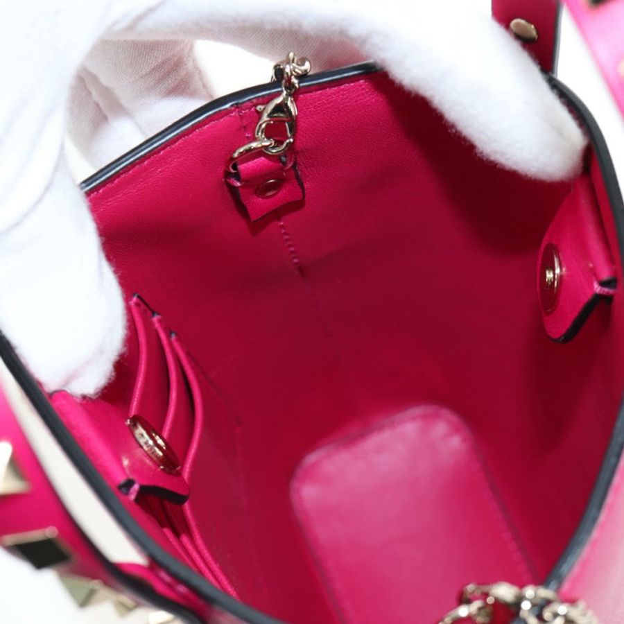 【日本直送】VALENTINO 手提包 皮革 兩用 粉紅色 金色色調 正品 ki6698V-20