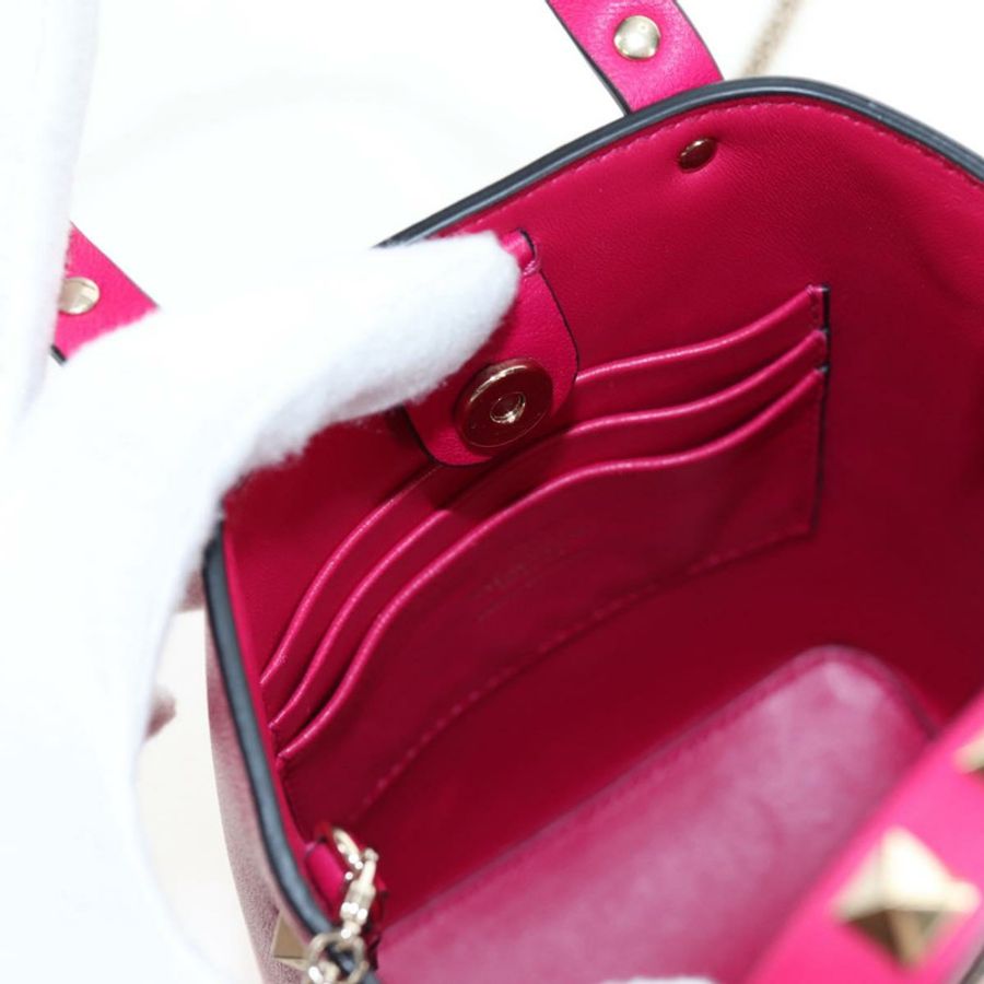 【日本直送】VALENTINO 手提包 皮革 兩用 粉紅色 金色色調 正品 ki6698V-21