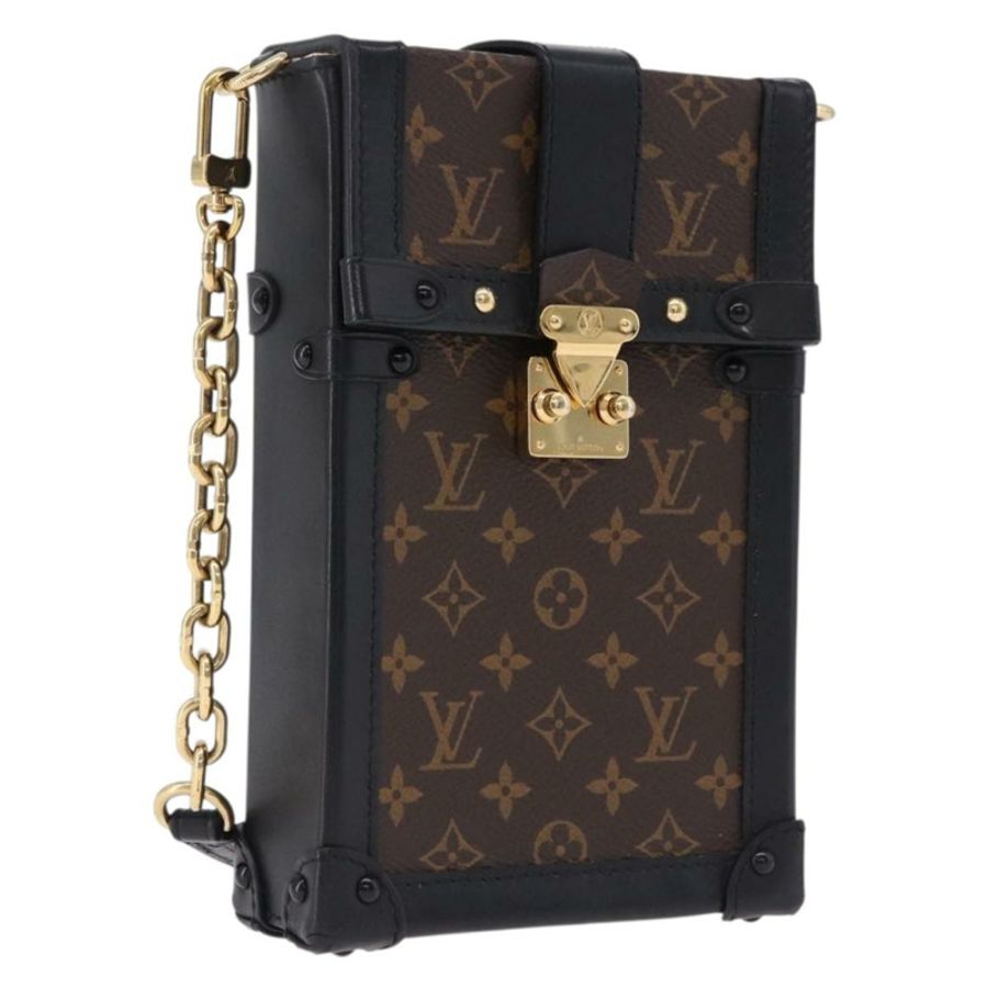 【日本直送】路易威登 Monogram Pochette Trunk 垂直肩包 M63913 正品 ka5398M-0
