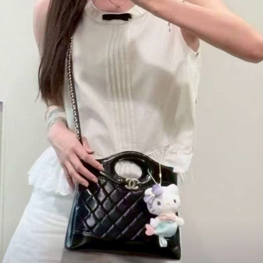 全新閒置🖤✨#香奈兒 #黑金31bagmini #全配有購證 #晶片款 #油蠟皮-1