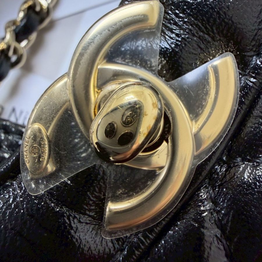 全新閒置🖤✨#香奈兒 #黑金31bagmini #全配有購證 #晶片款 #油蠟皮-19