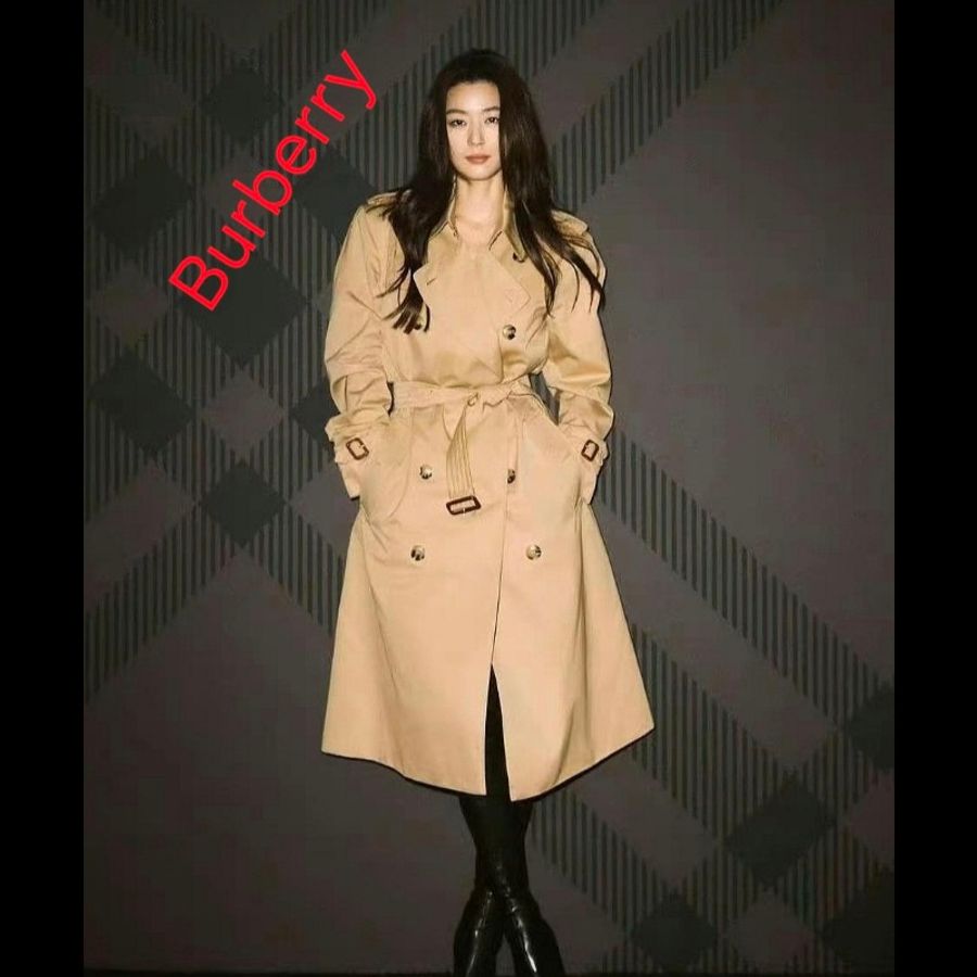 原價8萬9/全新/Burberry 時尚女神風衣-15