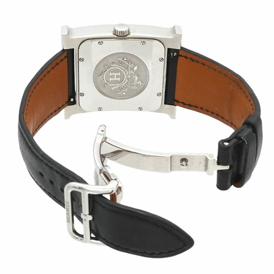 愛馬仕 H-Watch HH2 810 男士腕錶,日期顯示,黑色,自動機械機芯-4