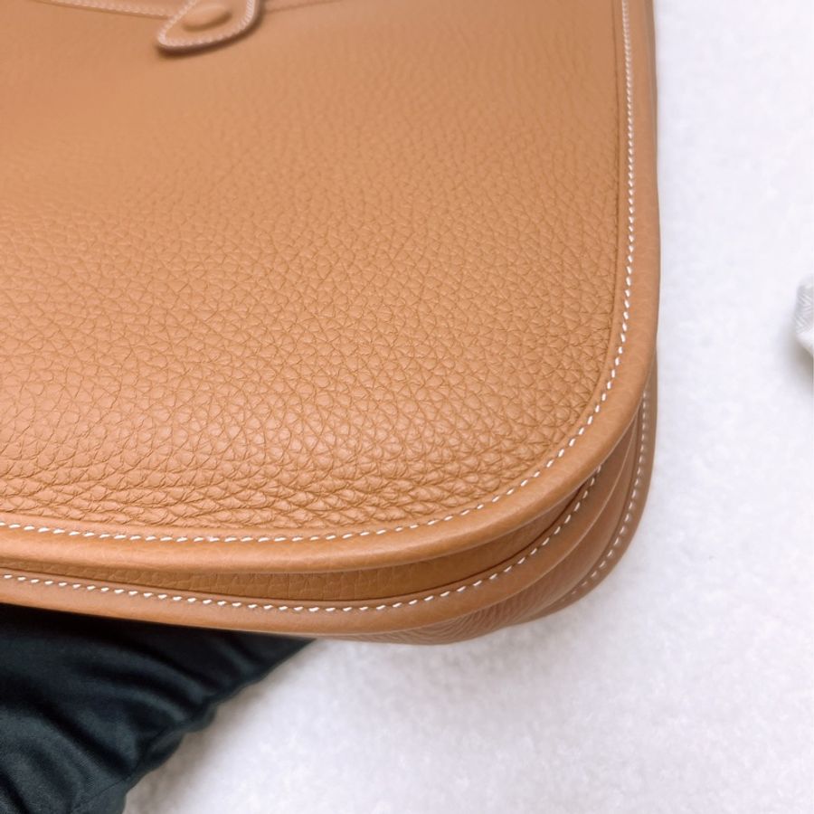 全新 Hermes E29 evelyne 29 金棕金釦 K-3