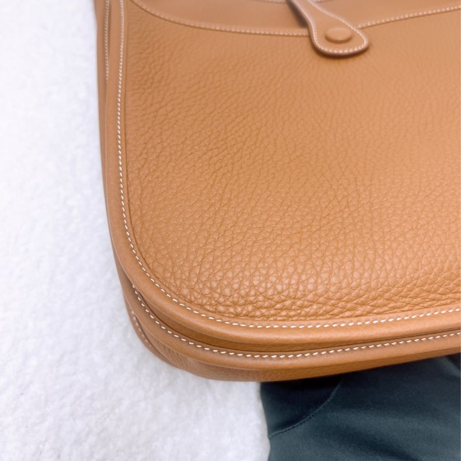 全新 Hermes E29 evelyne 29 金棕金釦 K-4
