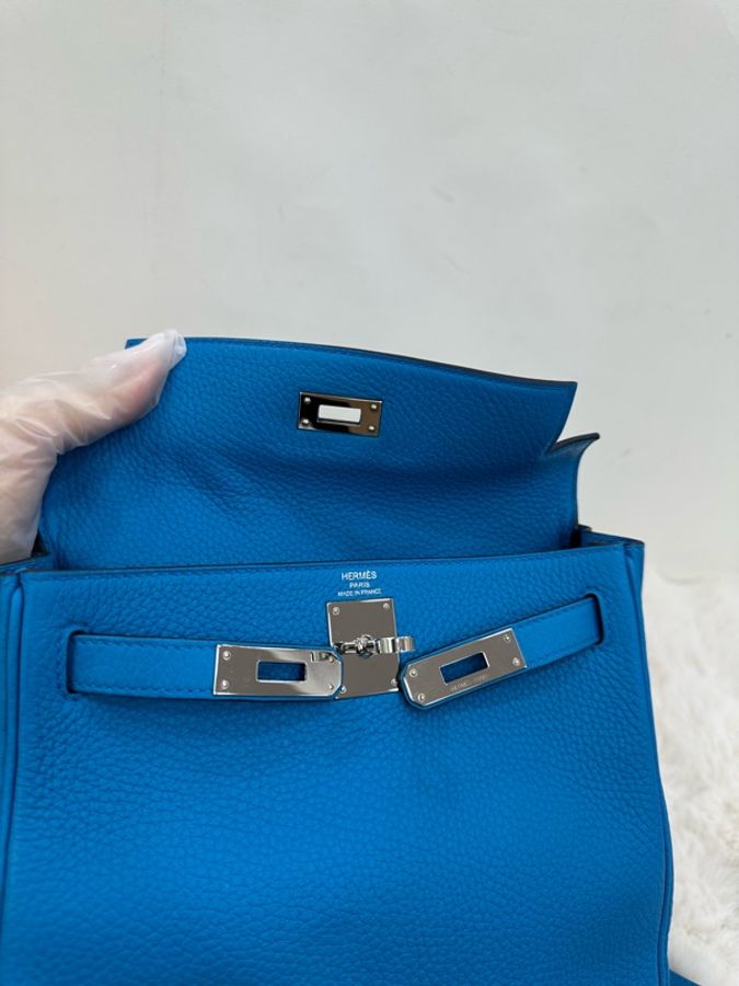Hermes 愛馬仕 Kelly ado皇家藍銀扣 Y刻-7
