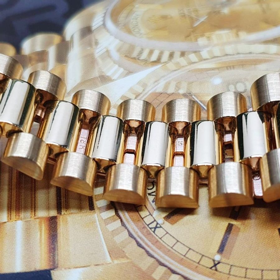 【大眾名錶】ROLEX 勞力士18238 Day-Date 蠔式日誌 18K全金 十鑽多層鑽面盤 大眾名錶G375-7