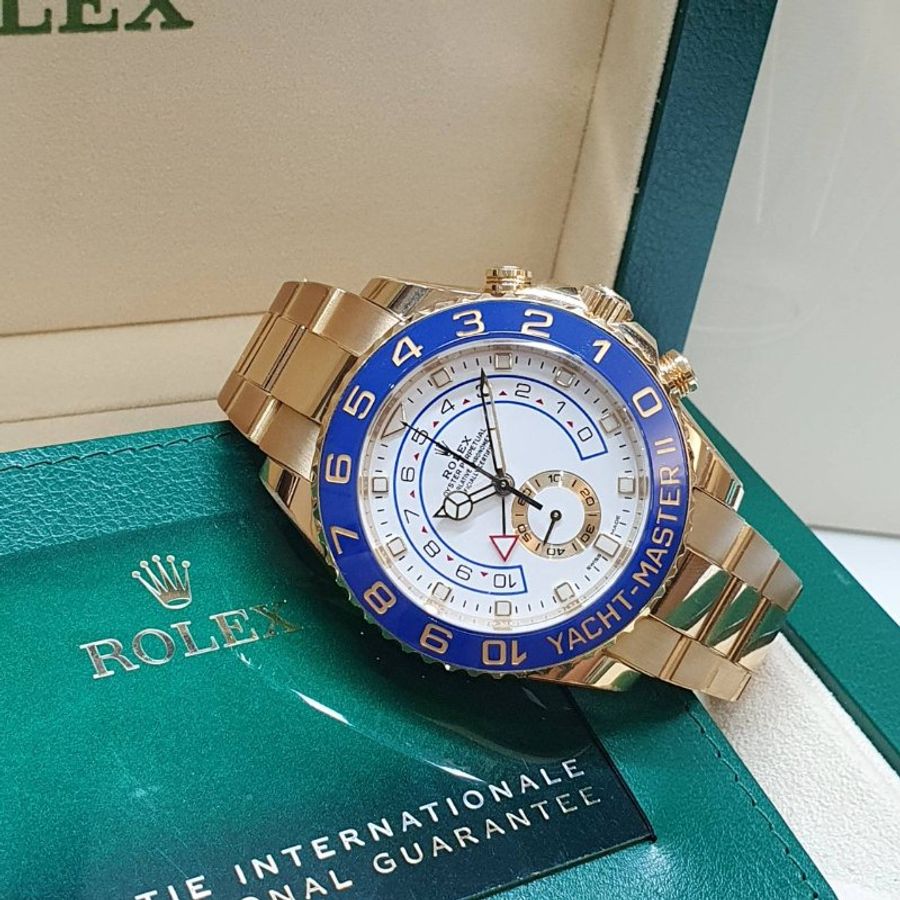 【大眾名錶】ROLEX勞力士116688 Yacht-Master ll 18K 2020/11全配件 大眾名錶G377-3