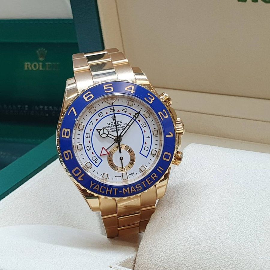 【大眾名錶】ROLEX勞力士116688 Yacht-Master ll 18K 2020/11全配件 大眾名錶G377-4